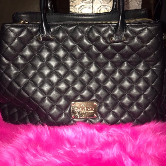 Bebe black Danielle satchel purse - Picture 2 of 16